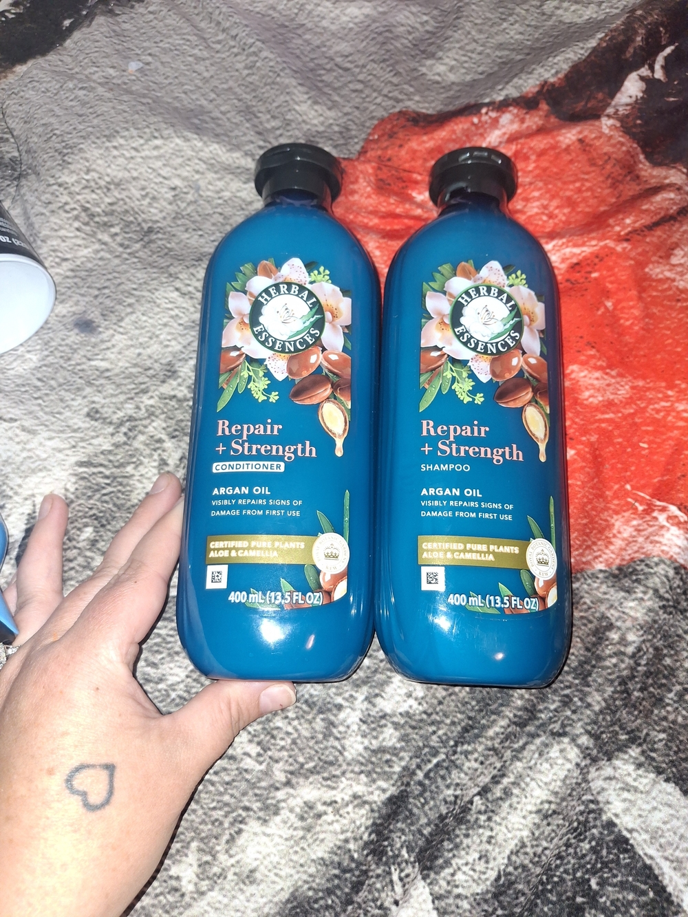 Repair + Strength Argan Oil Shampoo & Conditioner - Blue